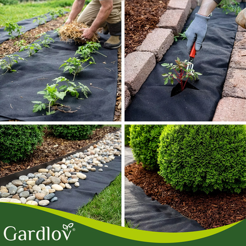 Čierna agrotextília 1,6x20m 50g/m2 Gardlov – Obrázok 9