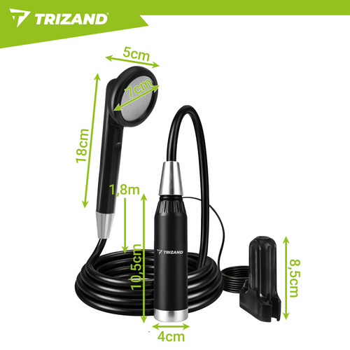 Cestovná sprcha Trizand 8,2 x6, 8x2, 18 cm – Obrázok 9