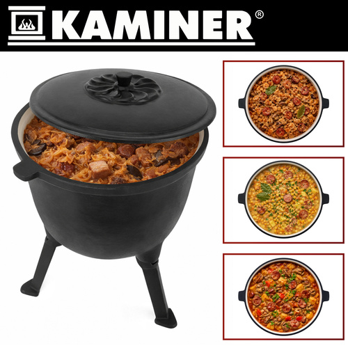 Liatinový smaltovaný kotol Kaminer 8L – Obrázok 9