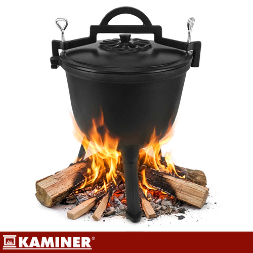 Liatinový smaltovaný kotol Kaminer 8L – Obrázok 4