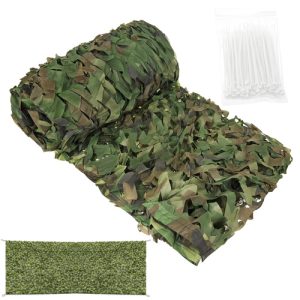 Maskovacia sieť 3x6m + 100 Gardlových pásov