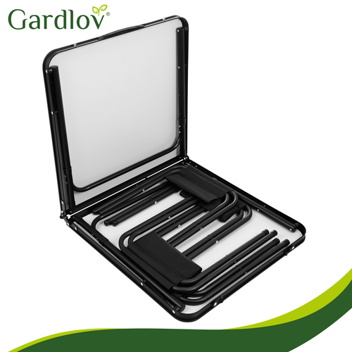 Skladací záhradný stôl Gardlov + 4 stoličky – Obrázok 9