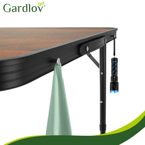 Skladací záhradný stôl Gardlov + 4 stoličky – Obrázok 10