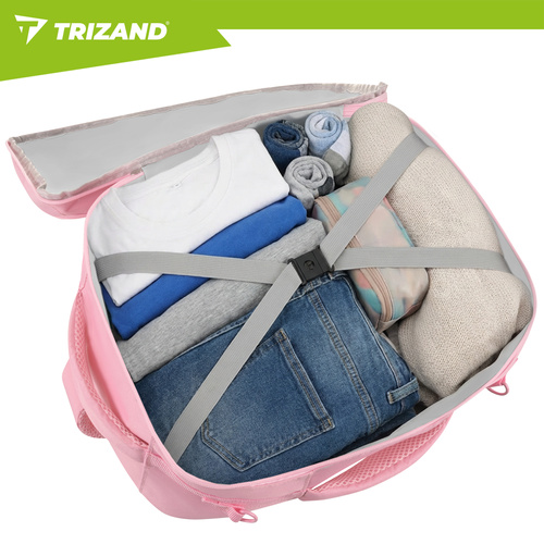 Turistický batoh 40x25x20cm ružový Trizand – Obrázok 8