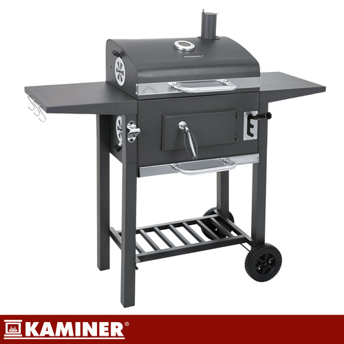 Záhradný gril s krytom 105x110x50cm Kaminer – Obrázok 10