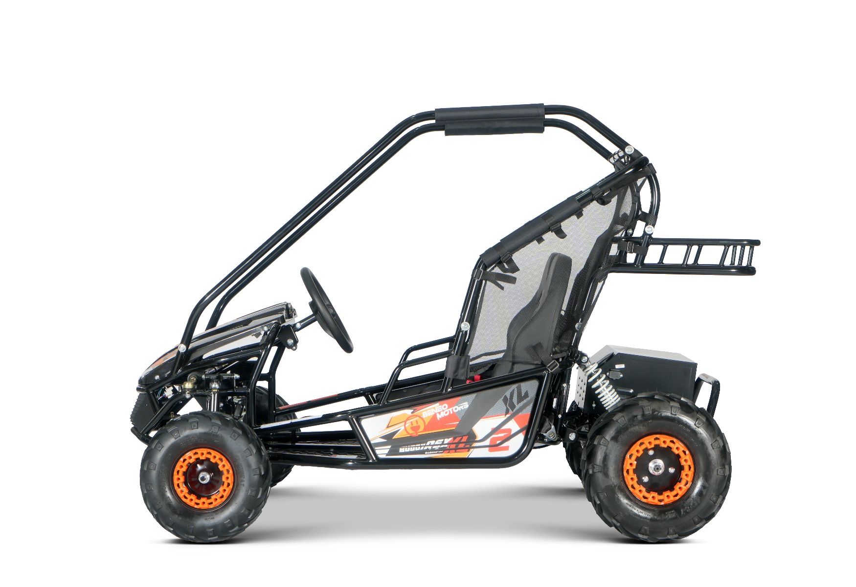 Elektrická bugina pre deti Beneo Motors BUGGY RSX XL oranžová - 2000W – Obrázok 3