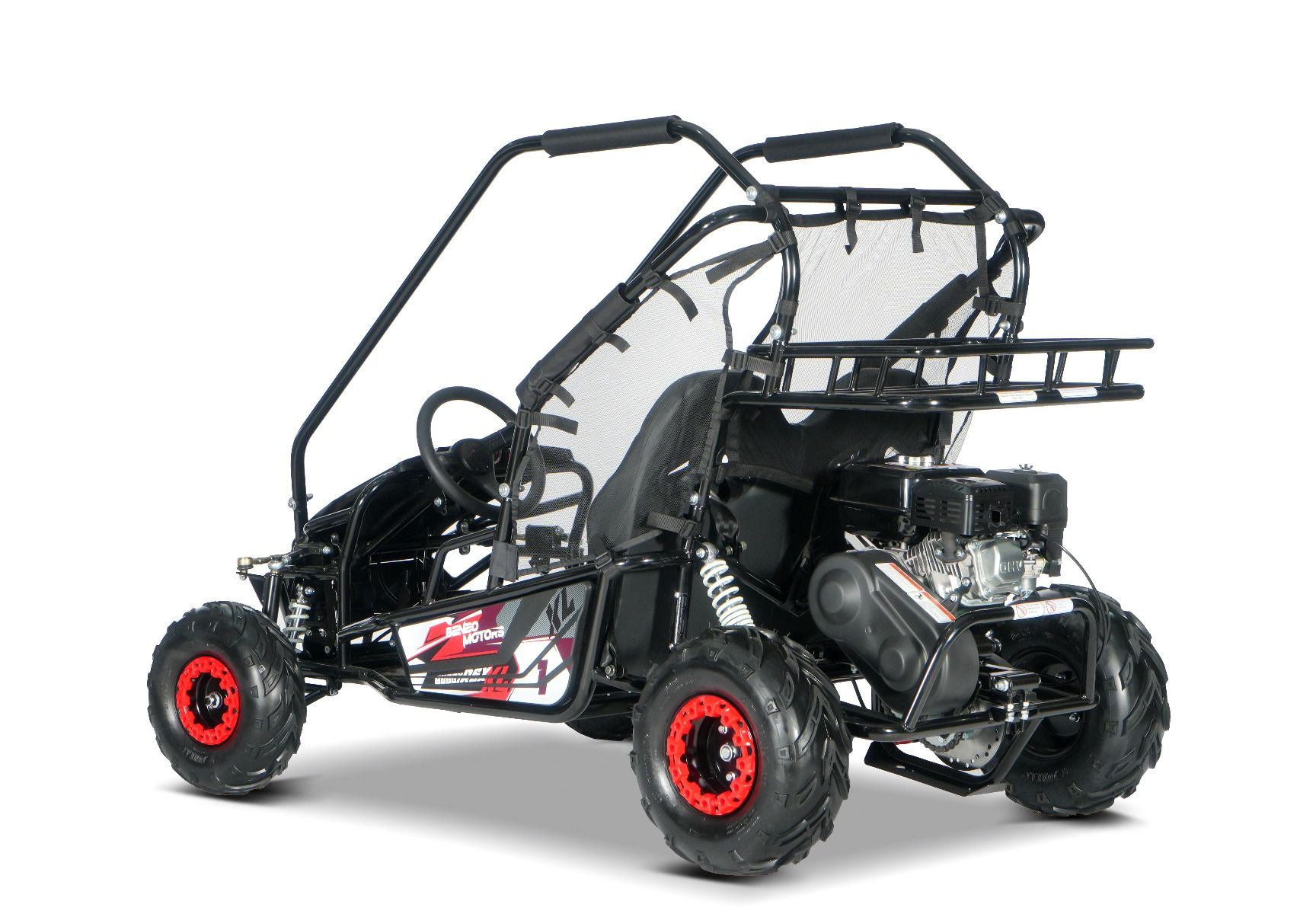 Benzínová bugina pre deti Beneo Motors BUGGY RSX XL červená - 212cm3 – Obrázok 7