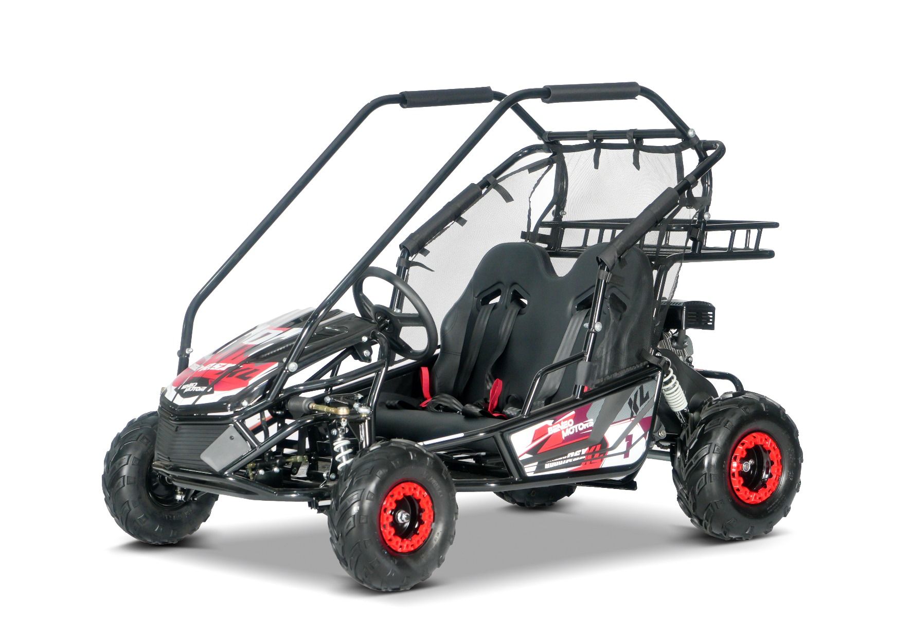 Benzínová bugina pre deti Beneo Motors BUGGY RSX XL červená - 212cm3 – Obrázok 5