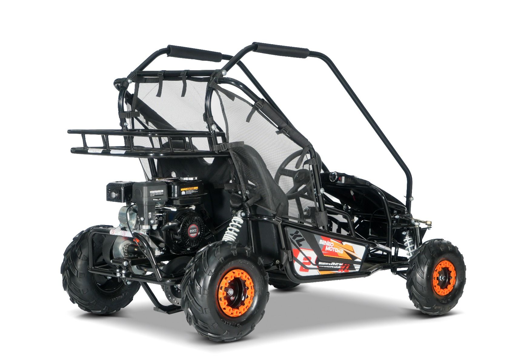 Benzínová bugina pre deti Beneo Motors BUGGY RSX XL oranžová - 212cm3 – Obrázok 9