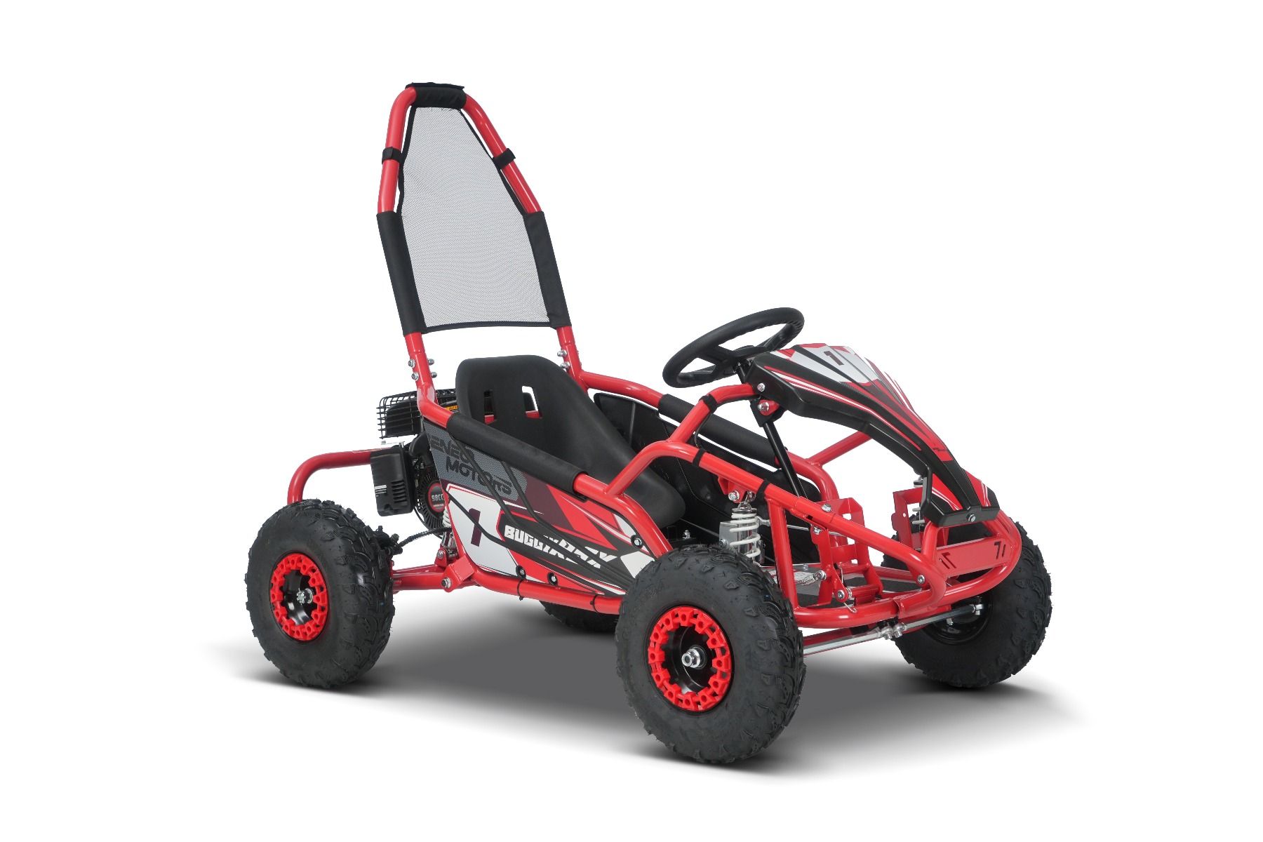 Benzínová bugina pre deti Beneo Motors BUGGY RSX červená - 98cm3