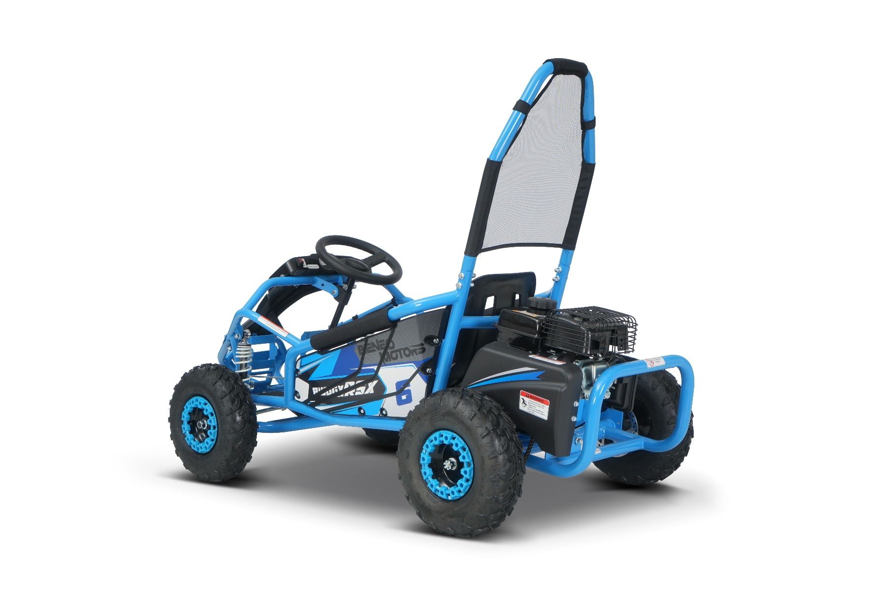 Benzínová bugina pre deti Beneo Motors BUGGY RSX modrá - 98cm3 – Obrázok 4