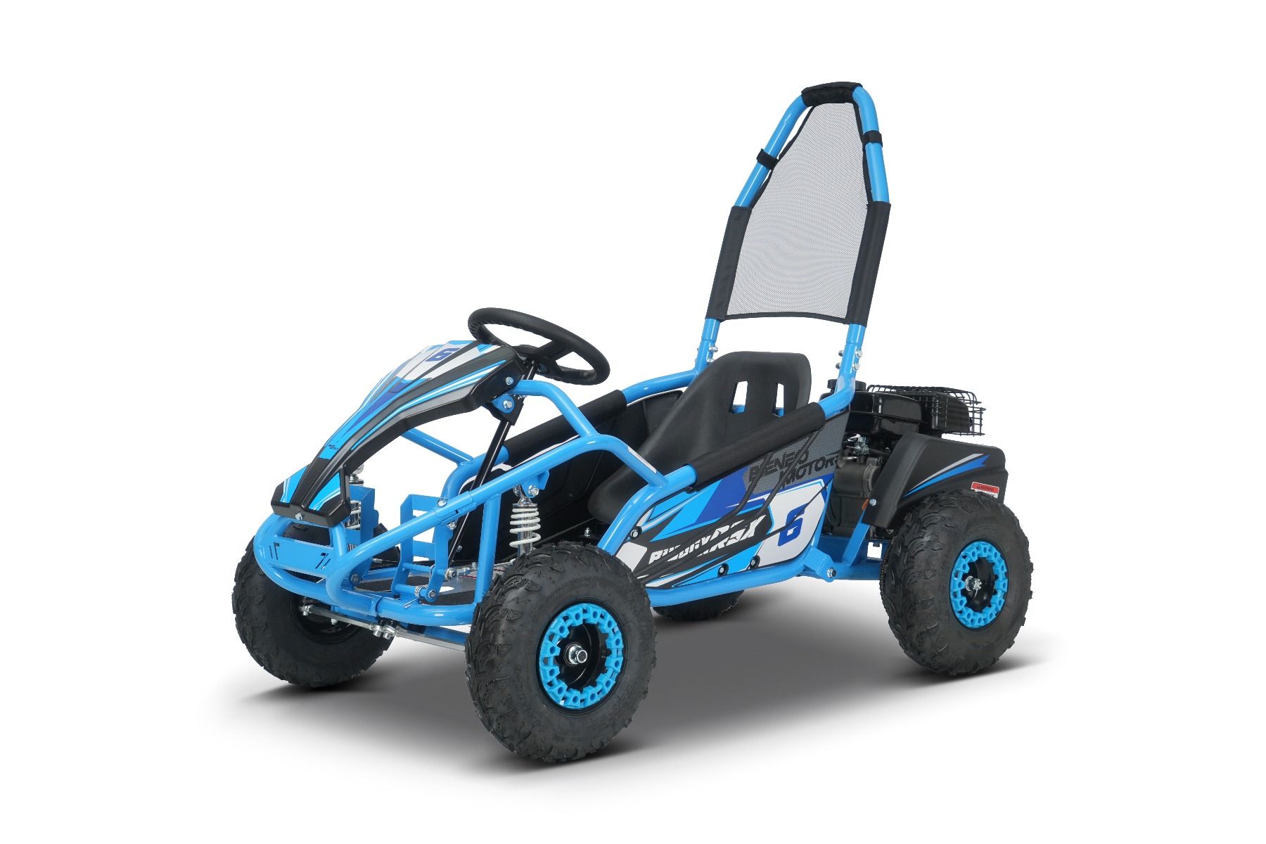 Benzínová bugina pre deti Beneo Motors BUGGY RSX modrá - 98cm3 – Obrázok 6