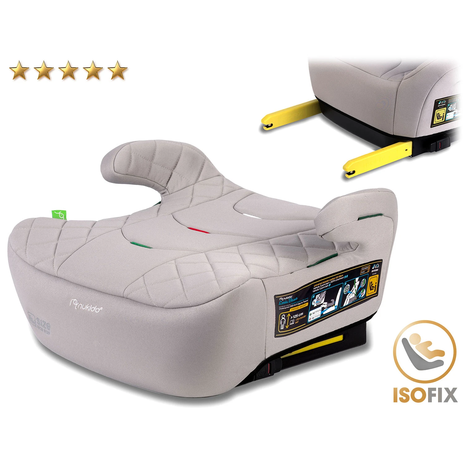 Autosedačka, Isofix sedadlo 22 - 36 kg Louis Nukido 710202 – Obrázok 4