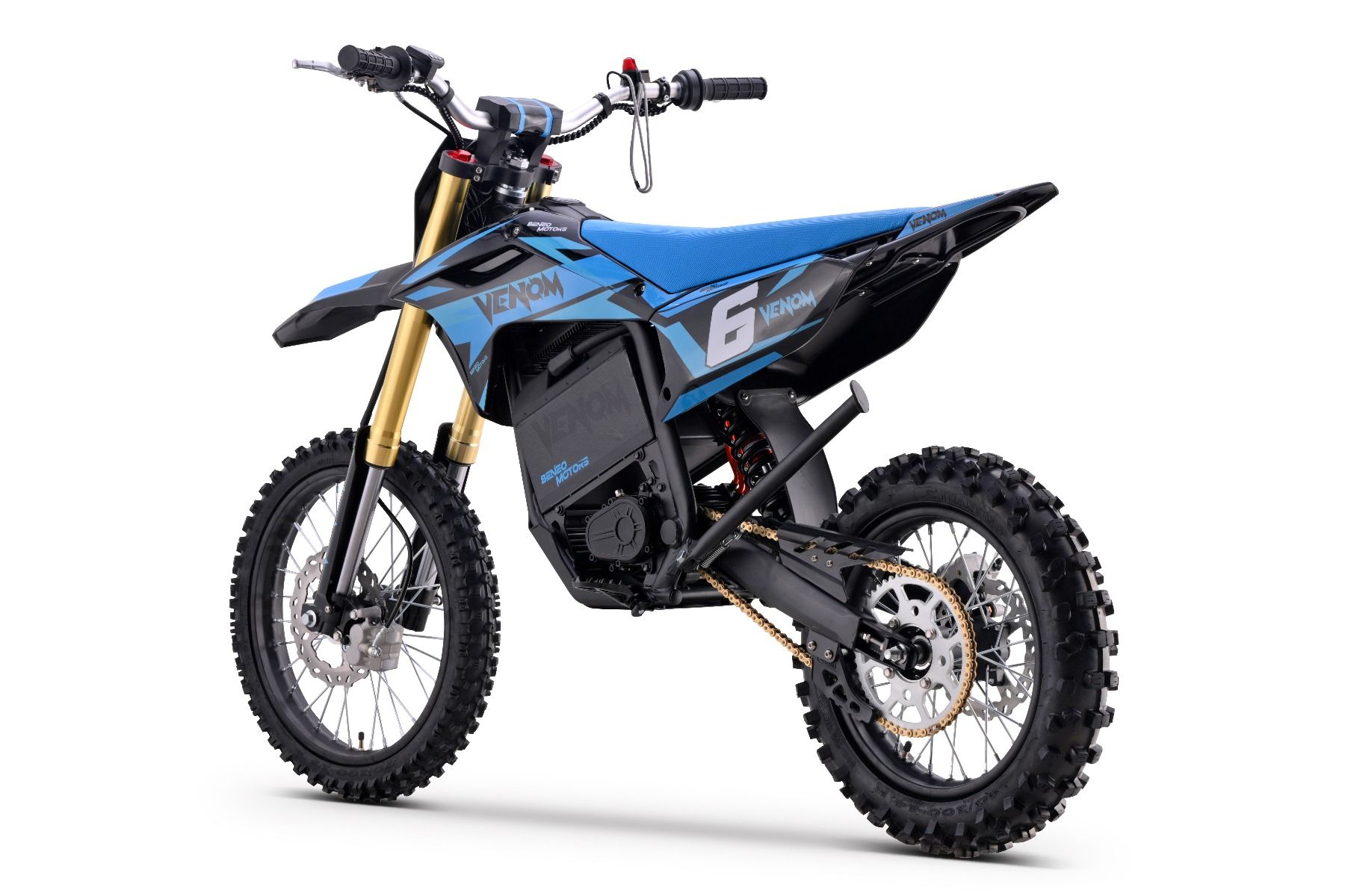 Elektrický Motocross Beneo Motors Venom modrý - 6500W – Obrázok 3