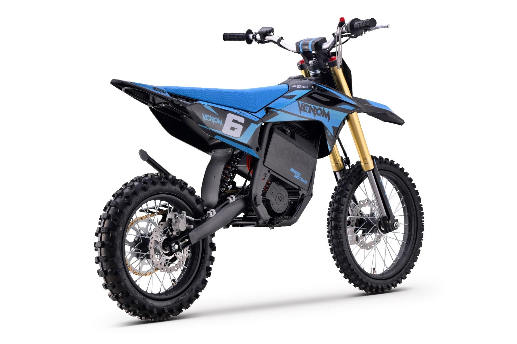 Elektrický Motocross Beneo Motors Venom modrý - 6500W – Obrázok 5