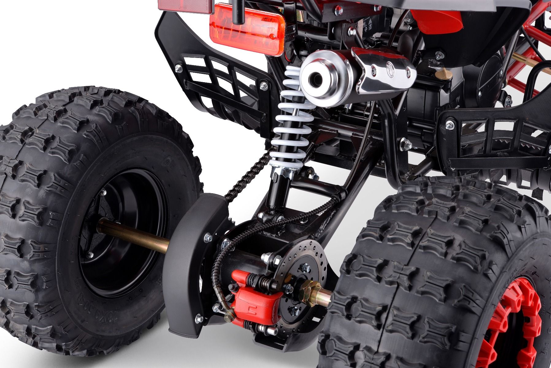 Benzínová štvorkolka pre deti Beneo Motors ZXT červená - 125cm3 – Obrázok 10