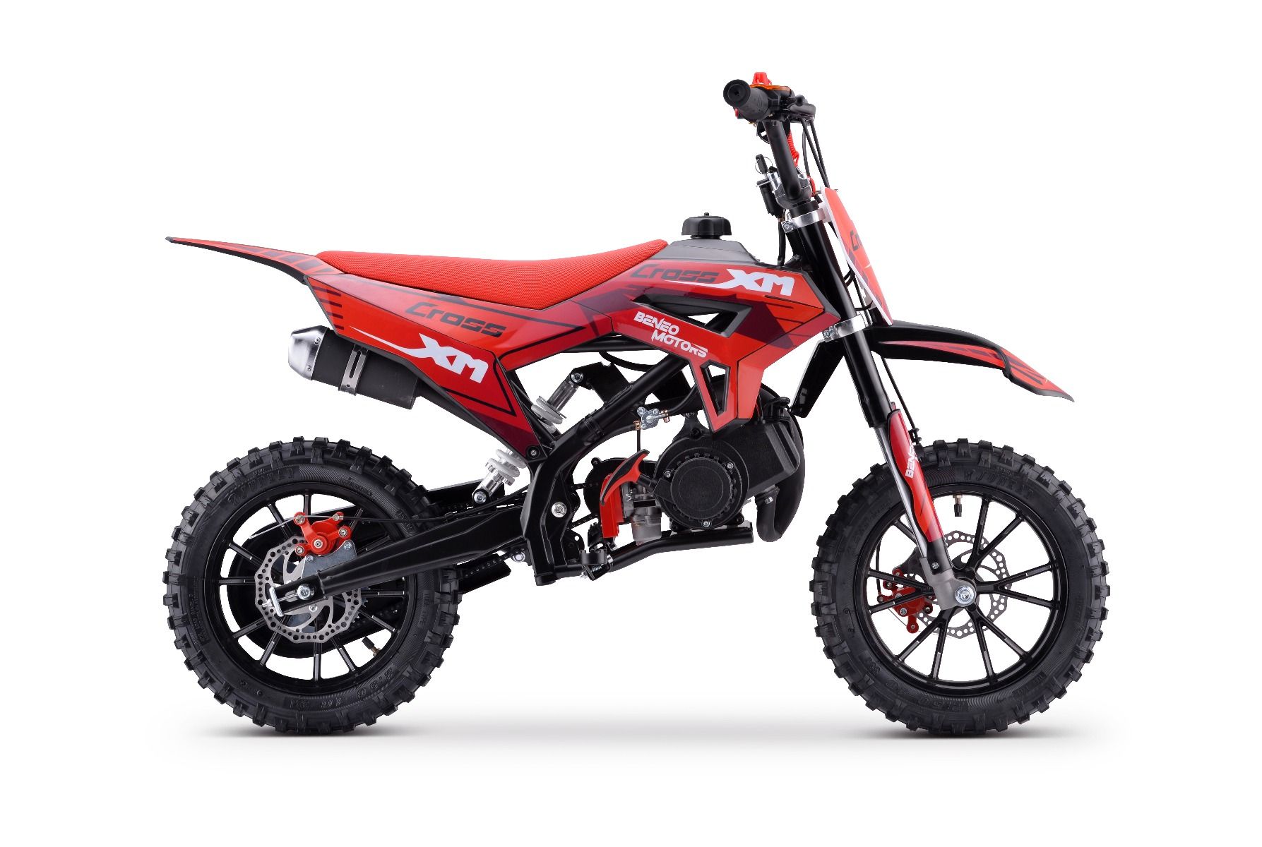 Benzínová motorka pre deti Beneo Motors CROSS XM červená - 50cm3 – Obrázok 3