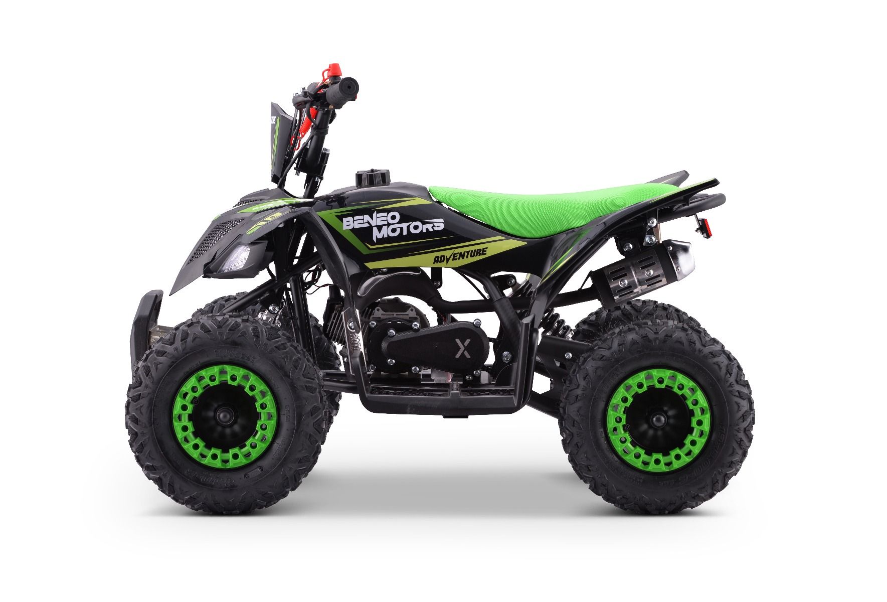 Benzínová štvorkolka pre deti Beneo Motors Adventure zelená - 50cm3 – Obrázok 11