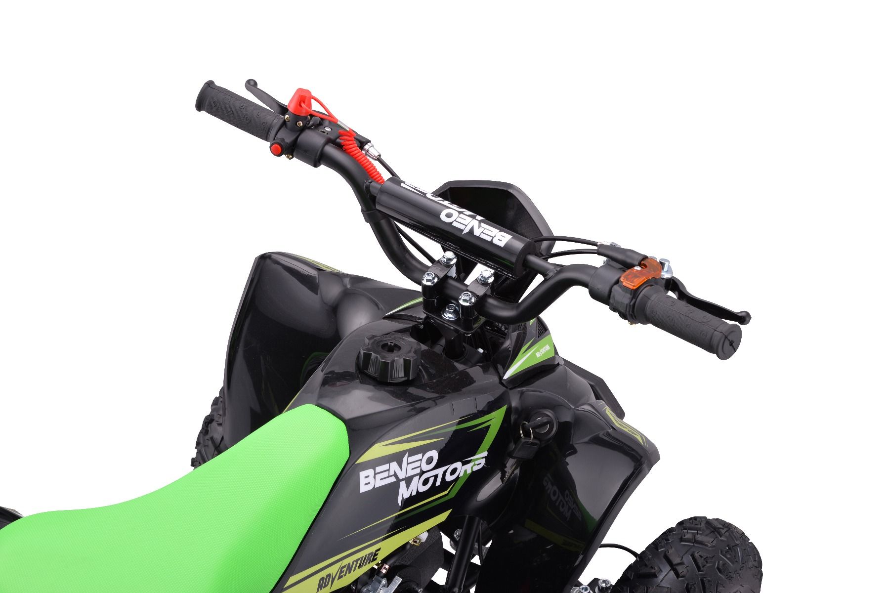 Benzínová štvorkolka pre deti Beneo Motors Adventure zelená - 50cm3 – Obrázok 4