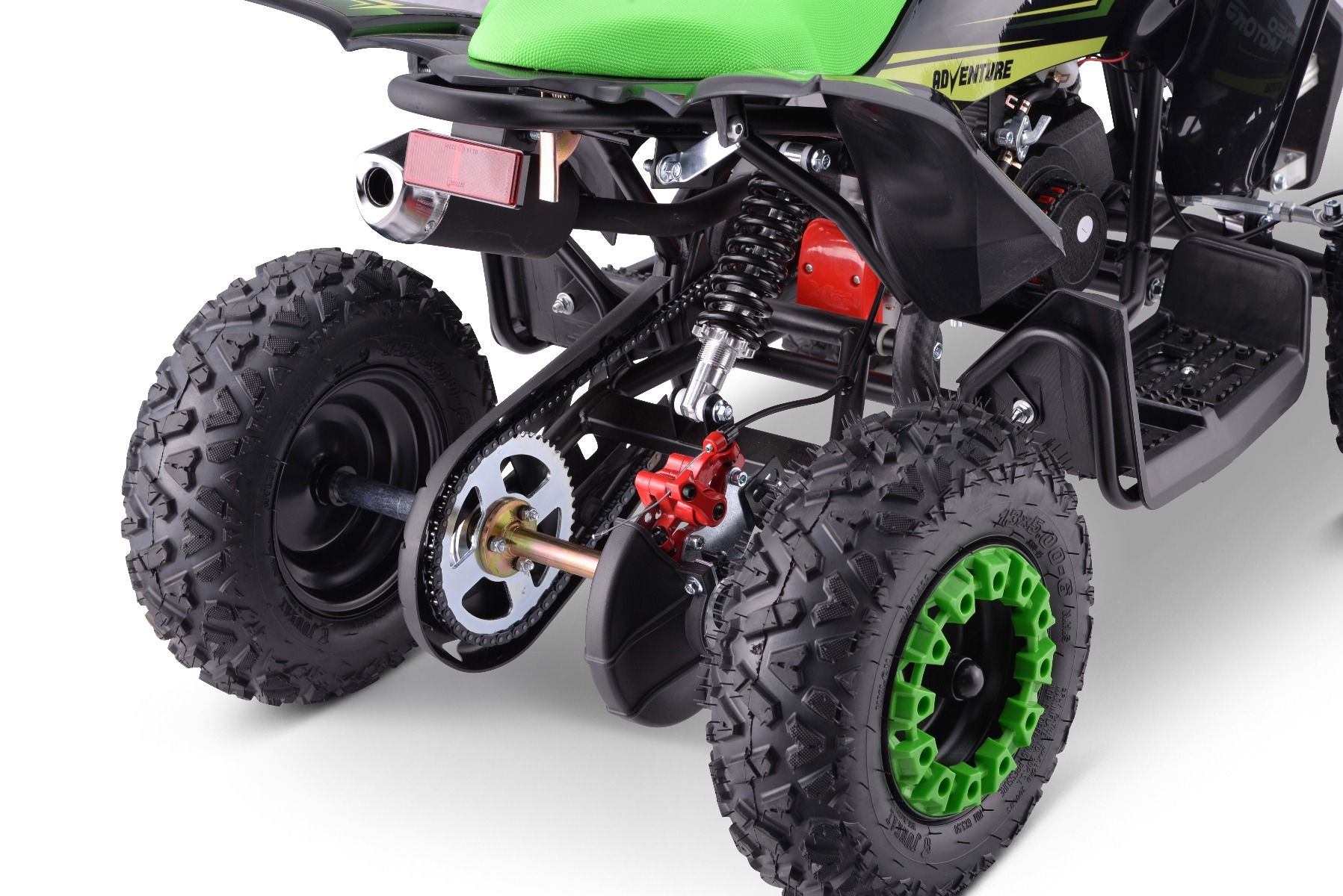 Benzínová štvorkolka pre deti Beneo Motors Adventure zelená - 50cm3 – Obrázok 8