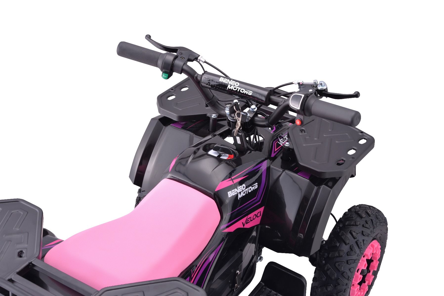 Elektrická štvorkolka pre deti Beneo Motors Veloci ružová - 800W – Obrázok 6