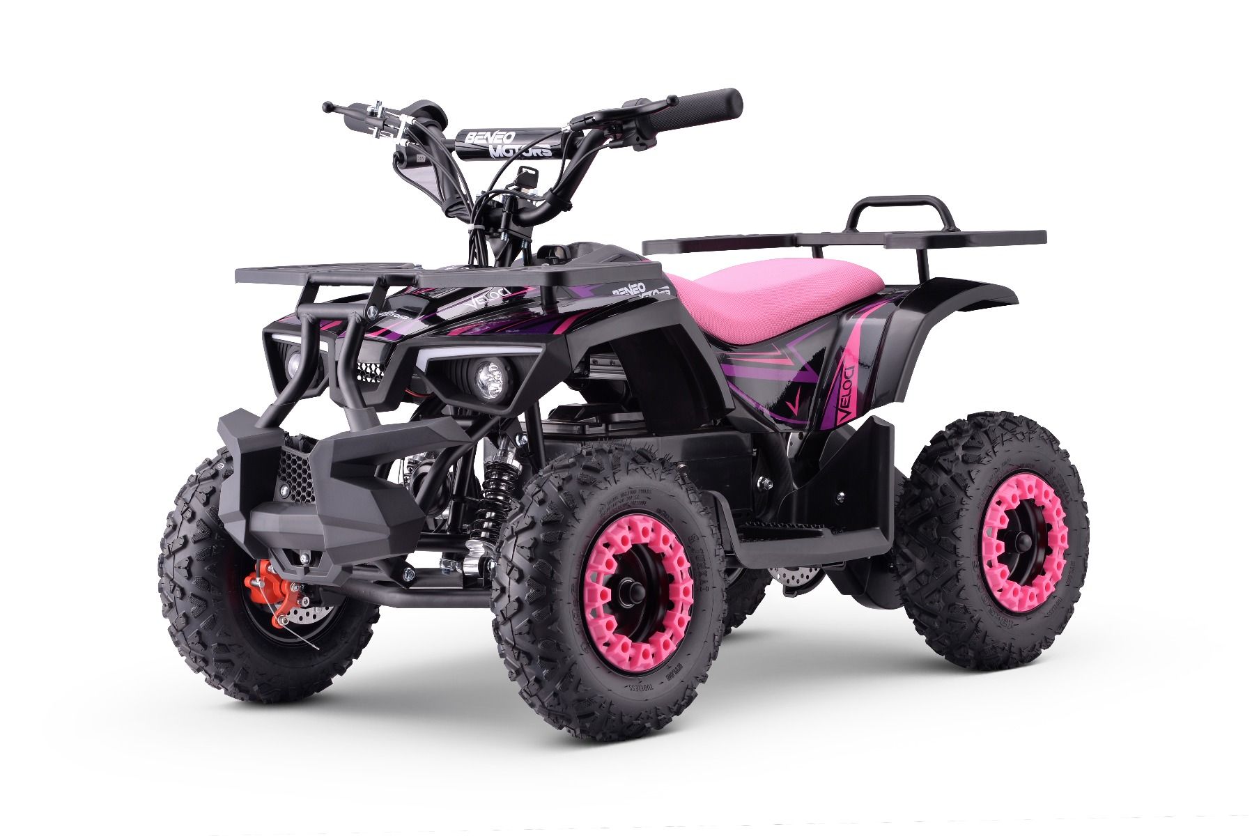 Elektrická štvorkolka pre deti Beneo Motors Veloci ružová - 800W