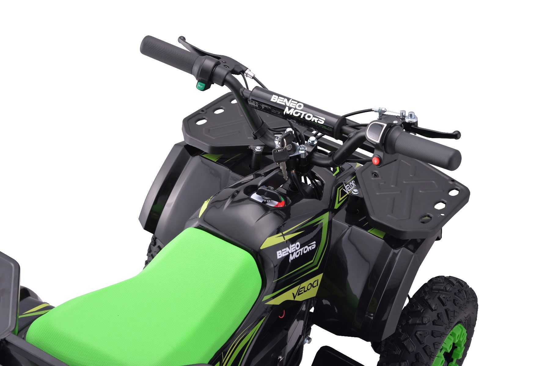 Elektrická štvorkolka pre deti Beneo Motors Veloci zelená - 800W – Obrázok 9