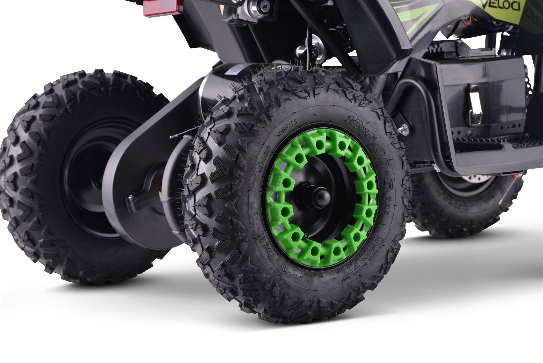 Elektrická štvorkolka pre deti Beneo Motors Veloci zelená - 800W – Obrázok 4