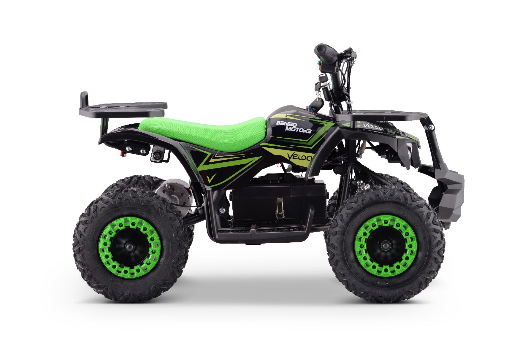 Elektrická štvorkolka pre deti Beneo Motors Veloci zelená - 800W – Obrázok 7