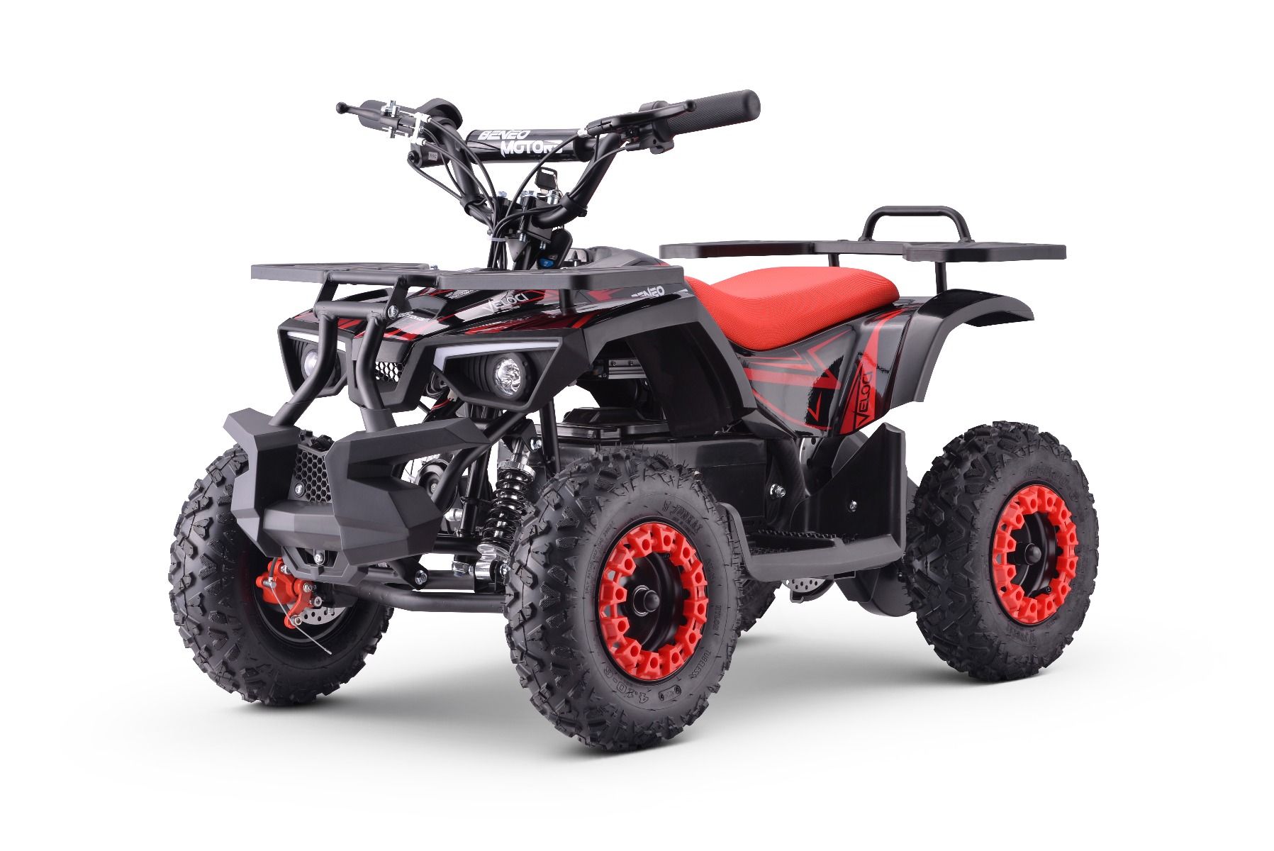 Elektrická štvorkolka pre deti Beneo Motors Veloci červená - 800W – Obrázok 3