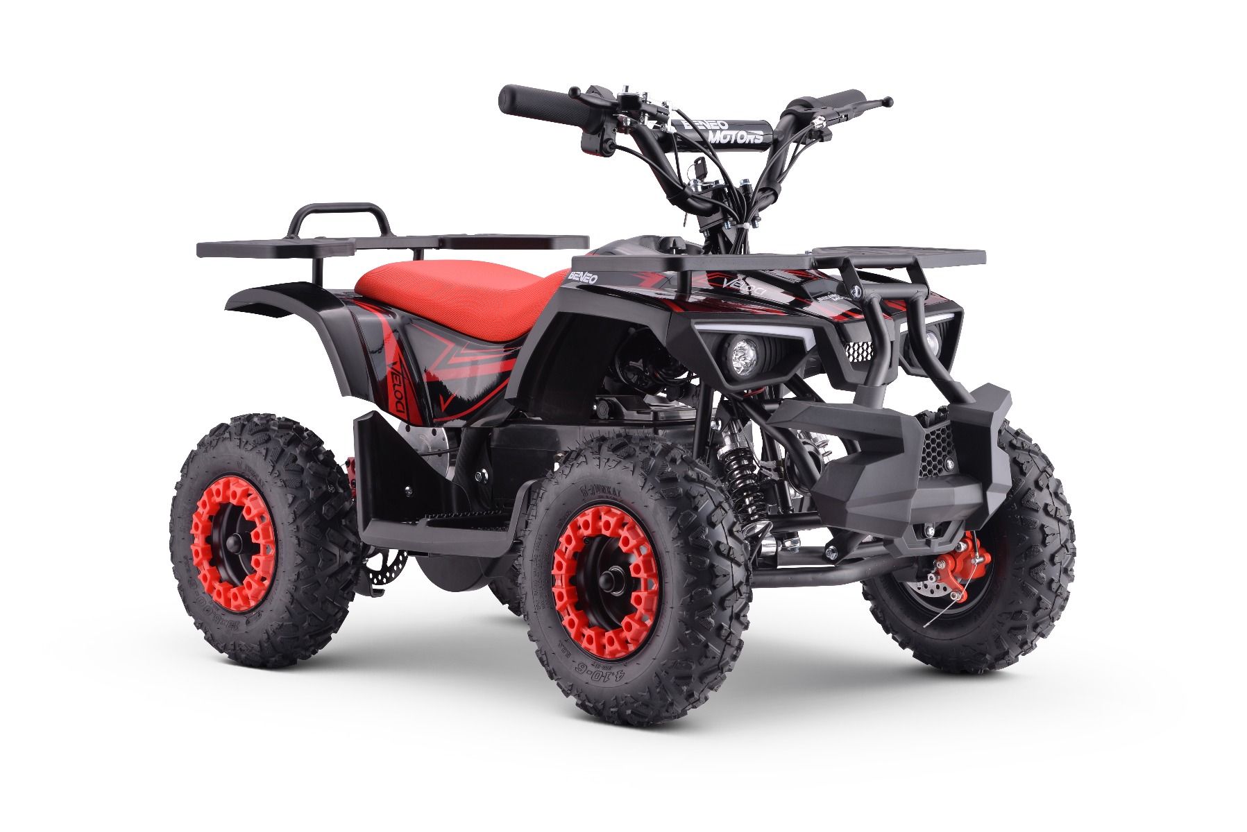 Elektrická štvorkolka pre deti Beneo Motors Veloci červená - 800W