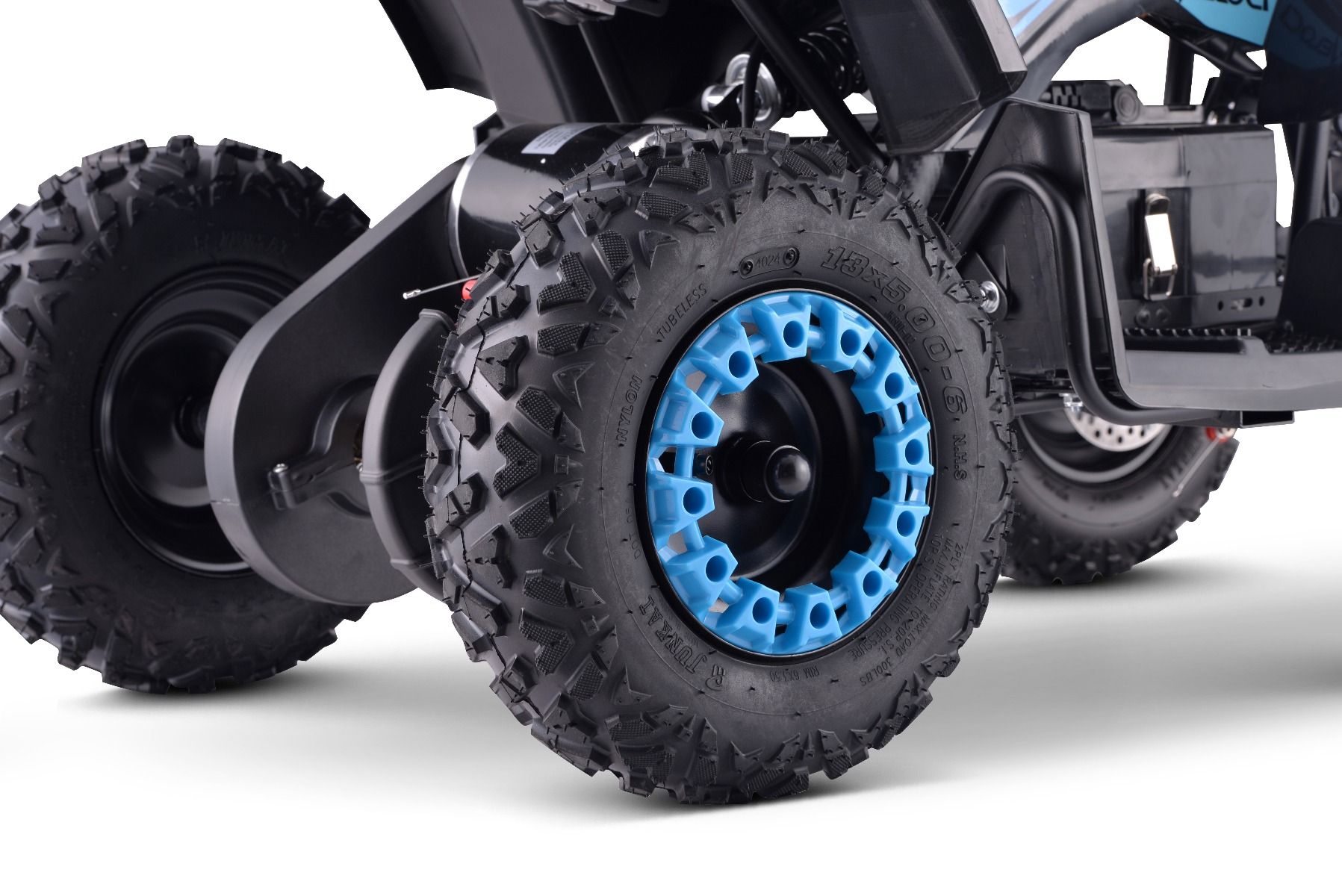 Elektrická štvorkolka pre deti Beneo Motors Veloci modrá - 800W – Obrázok 3