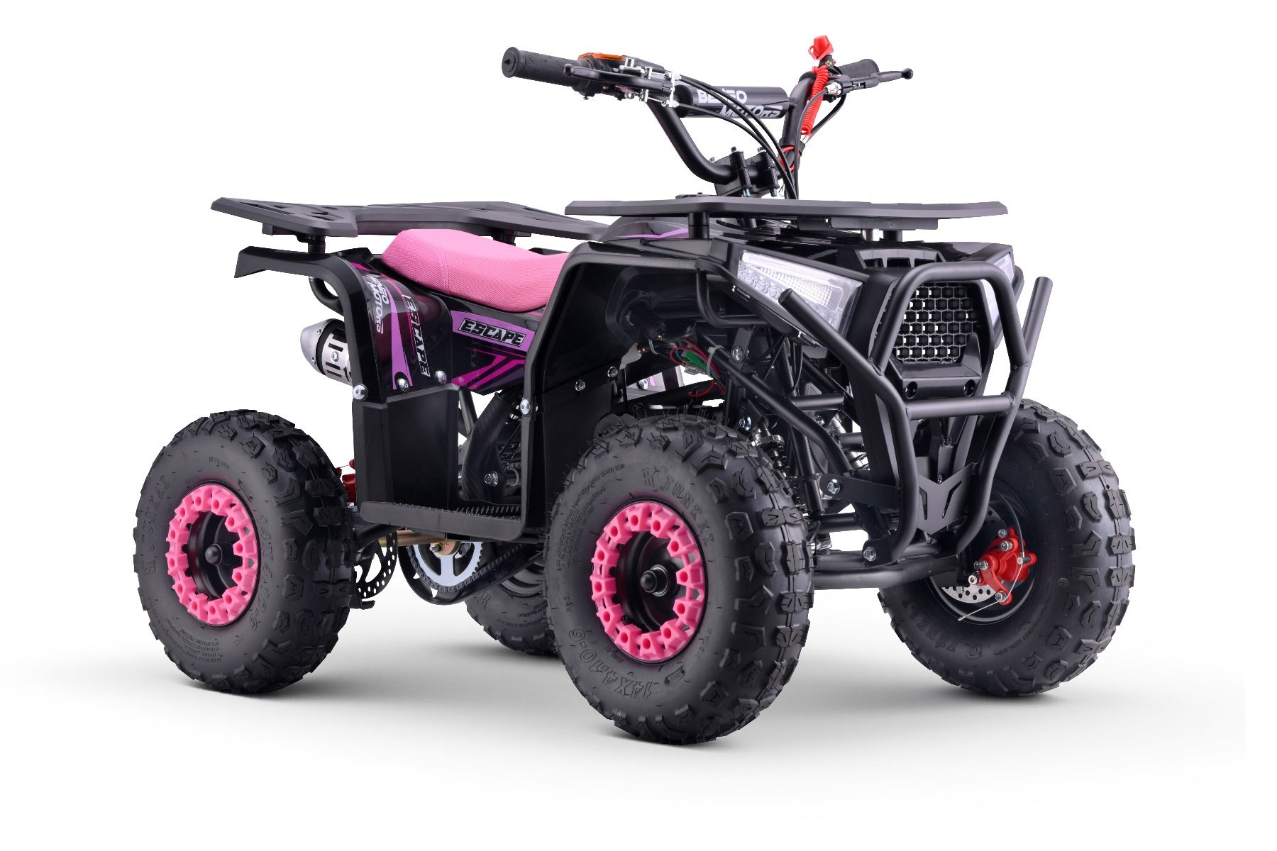 Benzínová štvorkolka pre deti Beneo Motors Escape ružová - 49cm3 – Obrázok 3