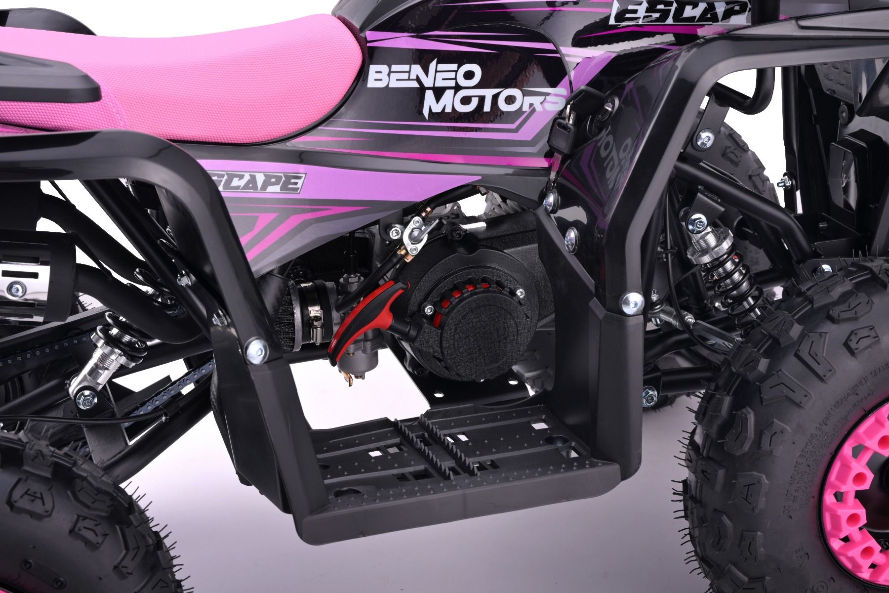 Benzínová štvorkolka pre deti Beneo Motors Escape ružová - 49cm3 – Obrázok 8