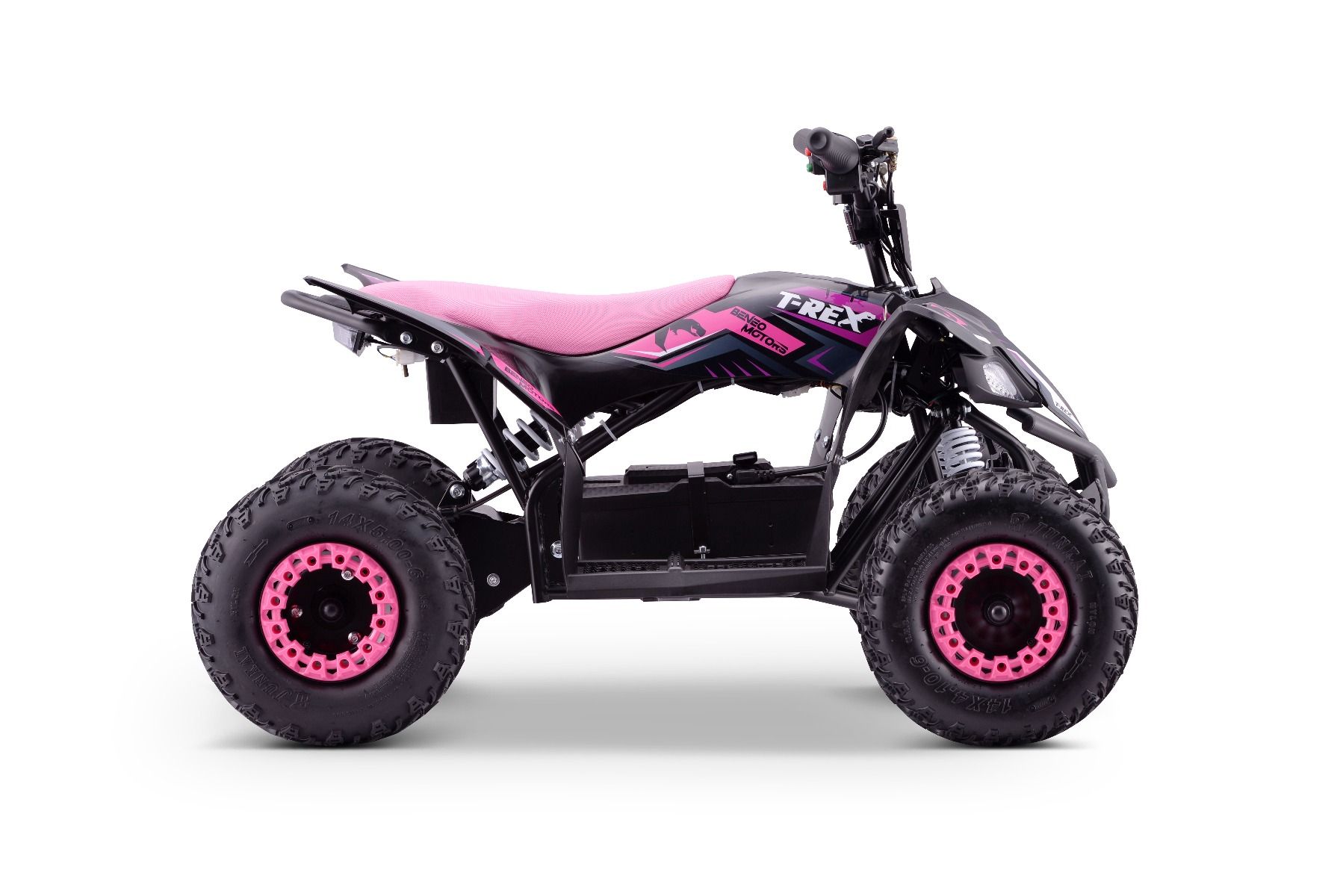Elektrická štvorkolka pre deti Beneo Motors T-REX ružový - 1300W – Obrázok 7