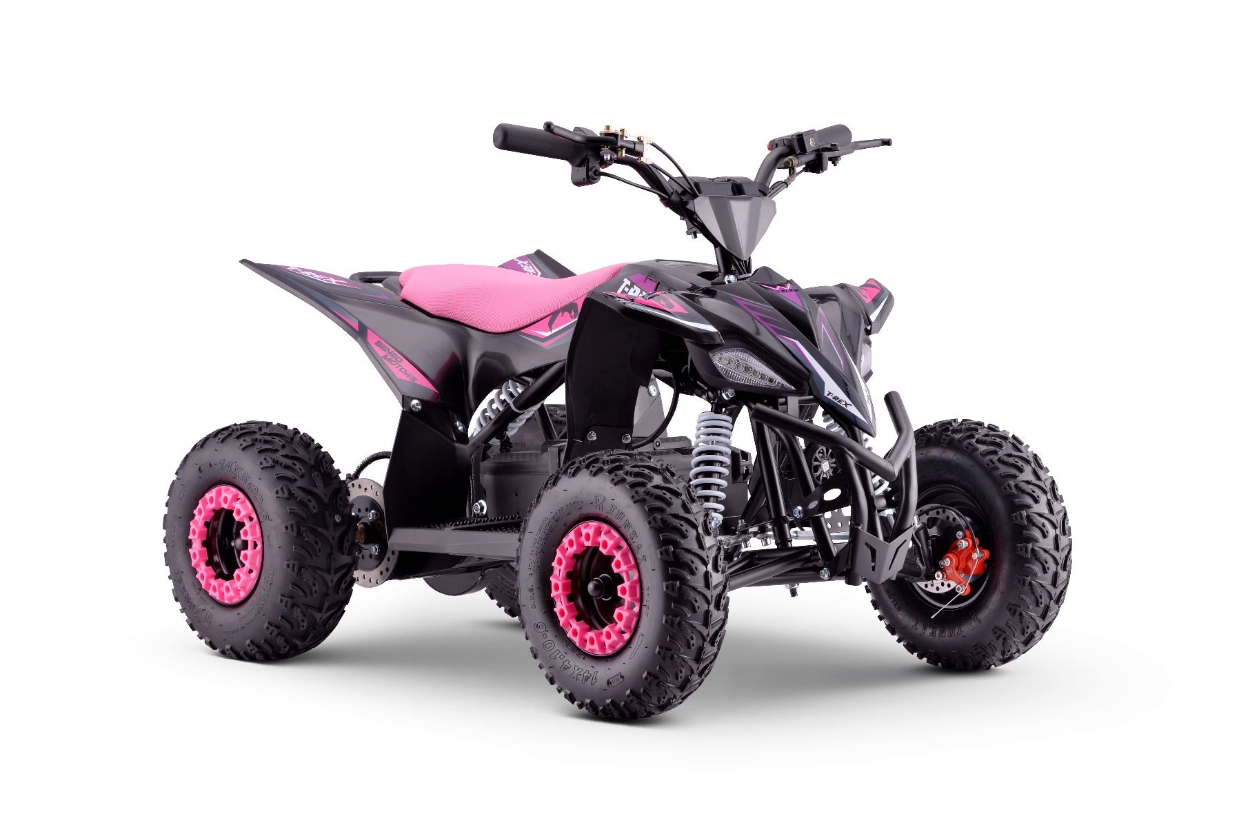 Elektrická štvorkolka pre deti Beneo Motors T-REX ružový - 1300W – Obrázok 3