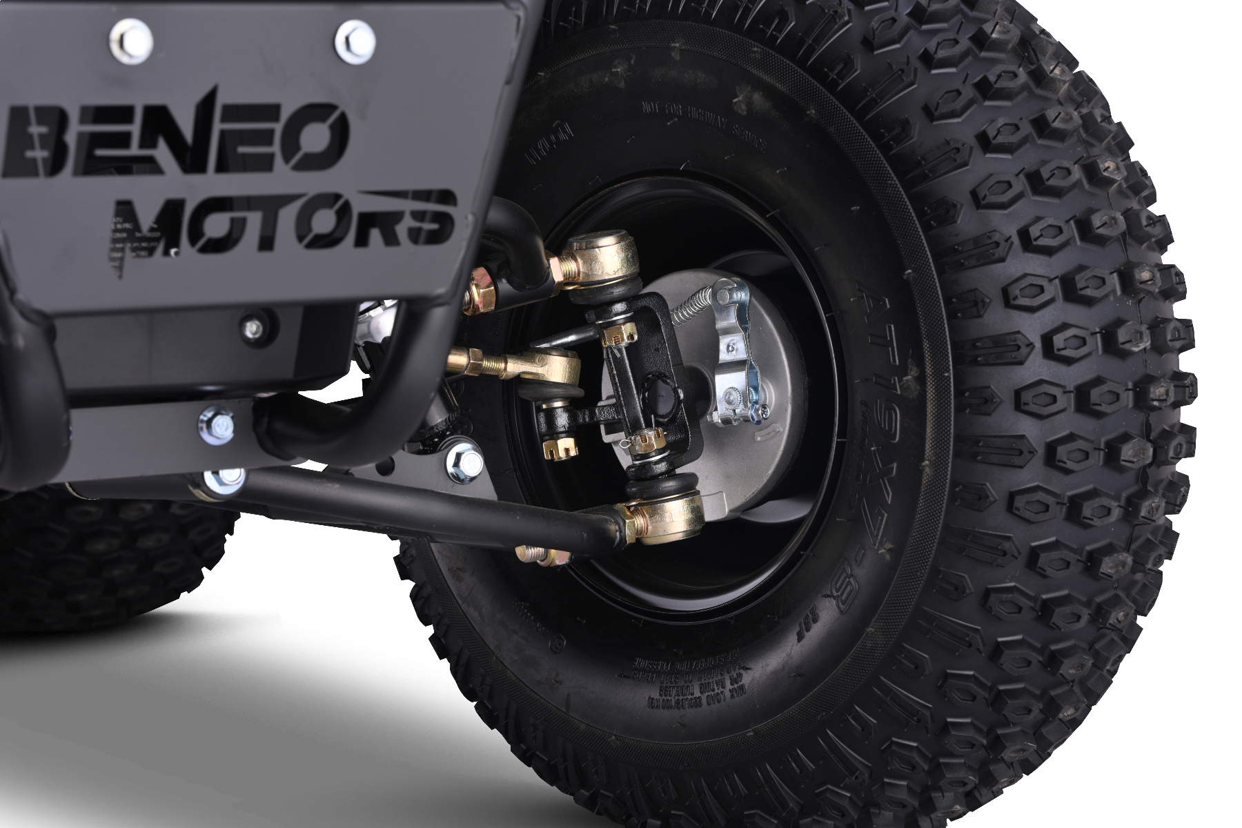 Benzínová štvorkolka pre deti Beneo Motors WARRIOR modrá - 125cm3 – Obrázok 2