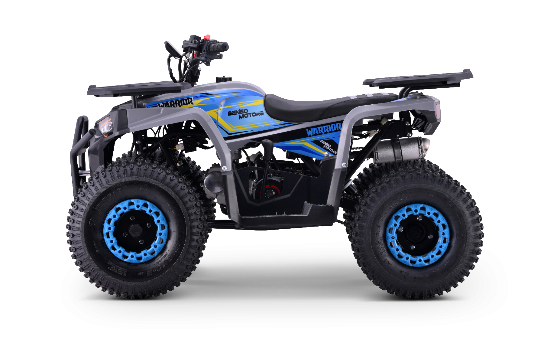 Benzínová štvorkolka pre deti Beneo Motors WARRIOR modrá - 125cm3 – Obrázok 6