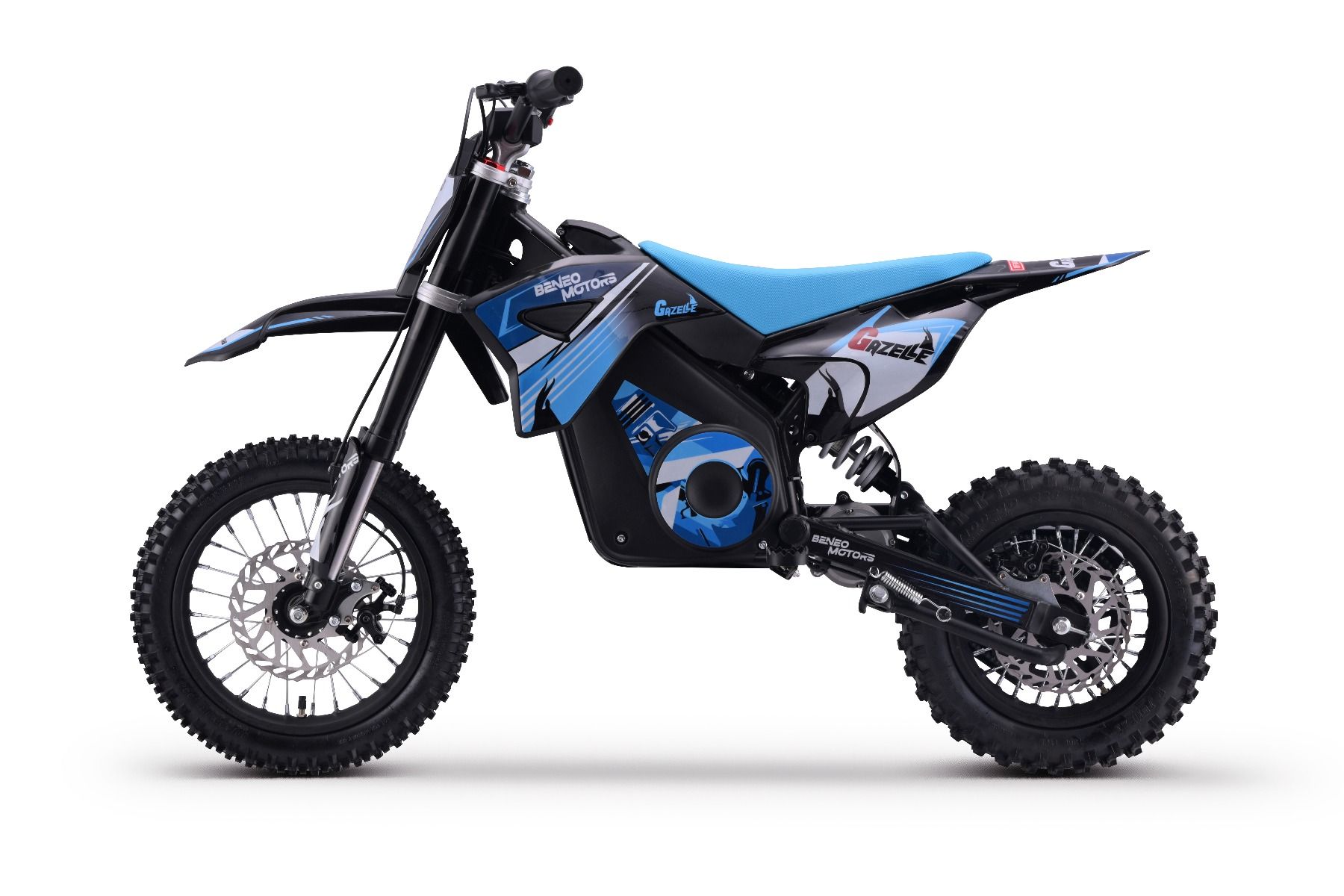 Elektrický Motocross pre deti Beneo Motors Gazelle modrý - 1000W – Obrázok 8