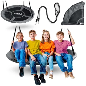 Hojdačka Neo-Sport Swingo 120 cm, tvar vrany