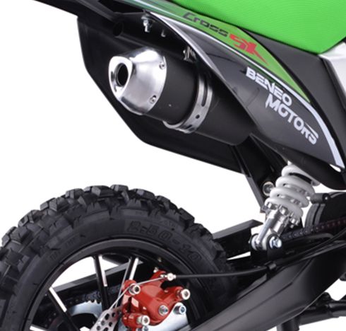 Benzínová motorka pre deti Beneo Motors CROSS XM červená - 50cm3 – Obrázok 10