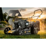 Benzínová kosačka na trávu s vlastným pohonom 51 cm 70 l Loncin 196cc + olej Humberg HM-601 – Obrázok 4