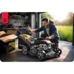 Benzínová kosačka na trávu Zongshen 141 cm3 s objemom 45 l a olejom Humberg HM-600 – Obrázok 8