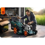 Benzínová kosačka na trávu s vlastným pohonom 51 cm 70 l Loncin 196cc + olej Humberg HM-601 – Obrázok 5