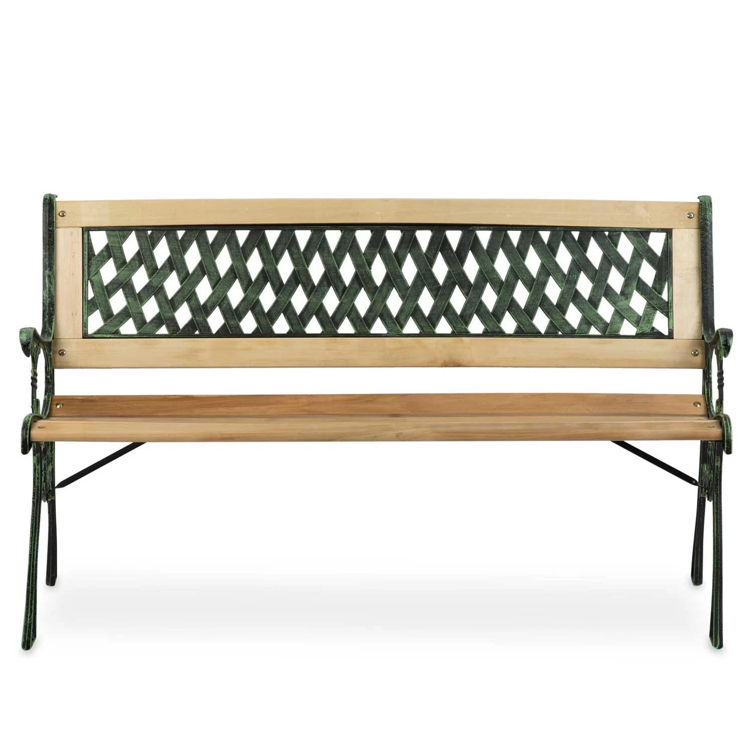 Záhradná lavica s operadlom 124 x 74 x 43 cm Pohovka Fusio – Obrázok 4