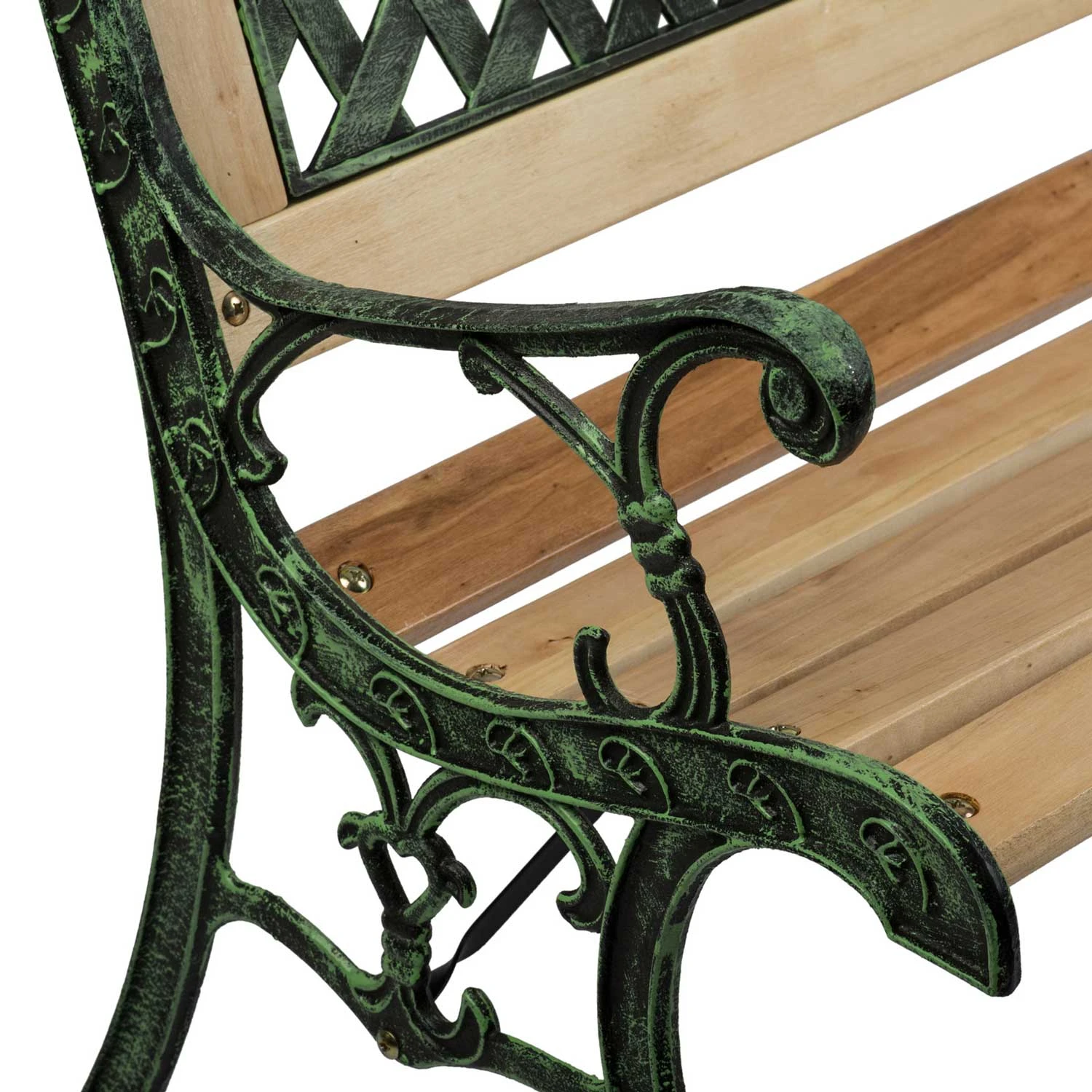Záhradná lavica s operadlom 124 x 74 x 43 cm Pohovka Fusio – Obrázok 3