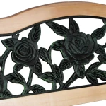 Parková lavička s operadlom 123,5 x 74 x 48 cm Gardi Rose Sofotel – Obrázok 3