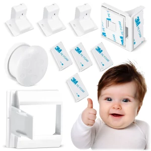Magnetický zámok Ricokids 798000 na skrinky, 4 ks.