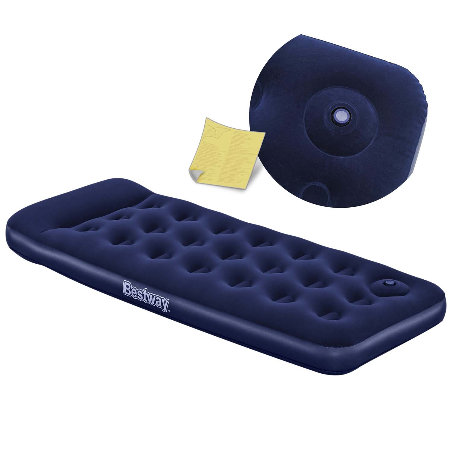 Nafukovací matrac 185x76x22 cm so vstavanou nožnou pumpou Bestway 67223