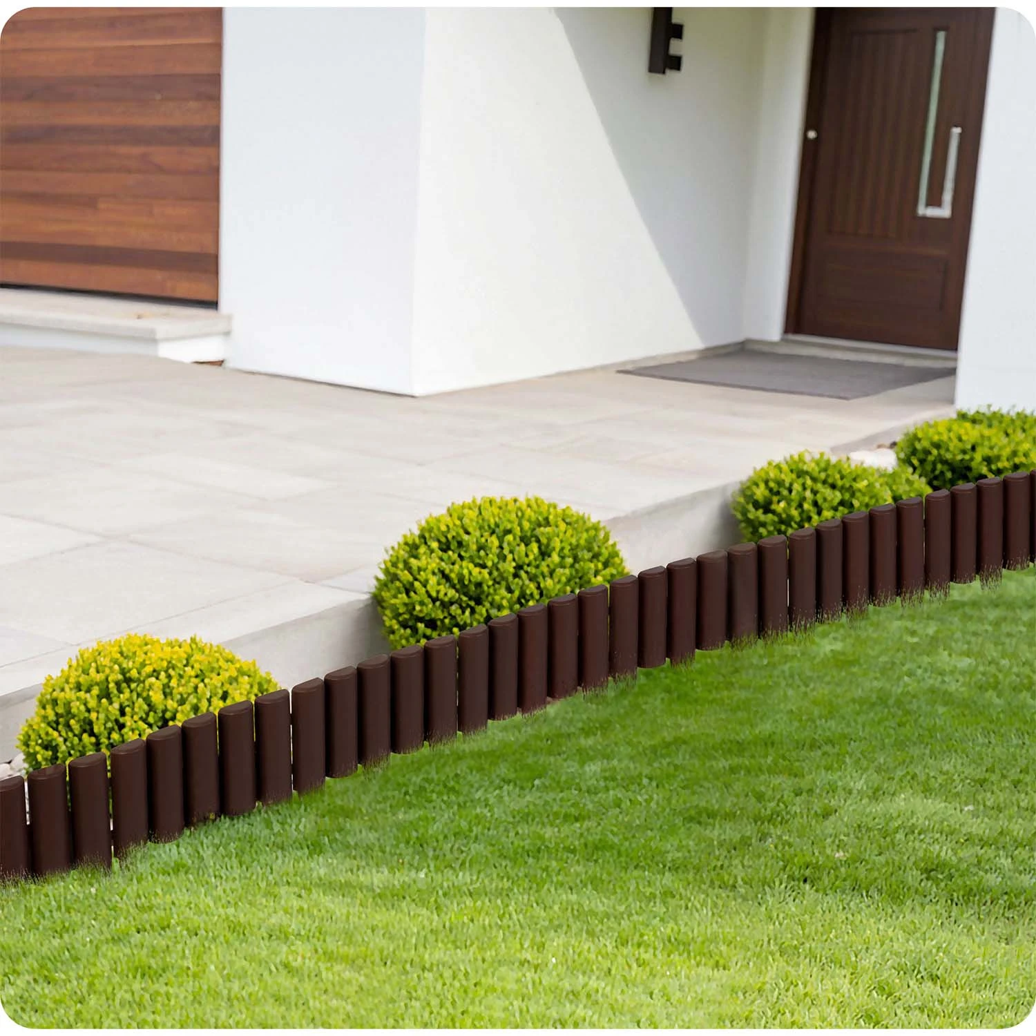 Záhradný lem Plonos 220 cm PL-961 hnedý – Obrázok 5